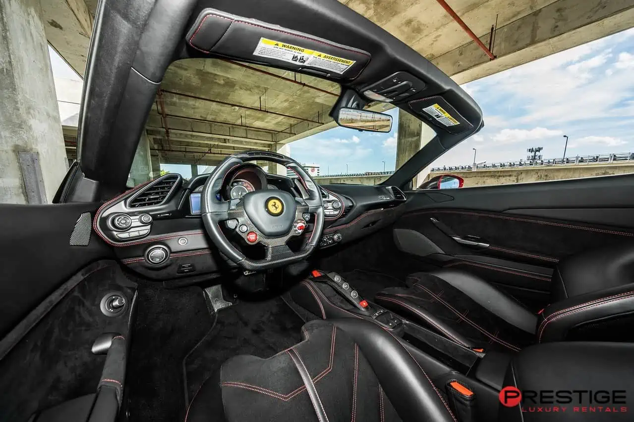 Ferrari 488 Spider Front Interior