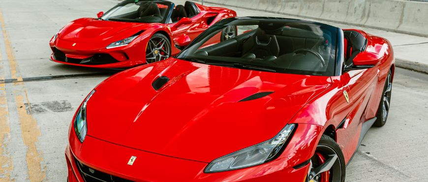 Rent a Ferrari in Miami 2 cars