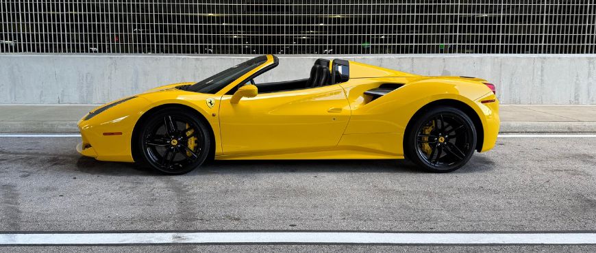 Rent a Ferrari in Miami f88