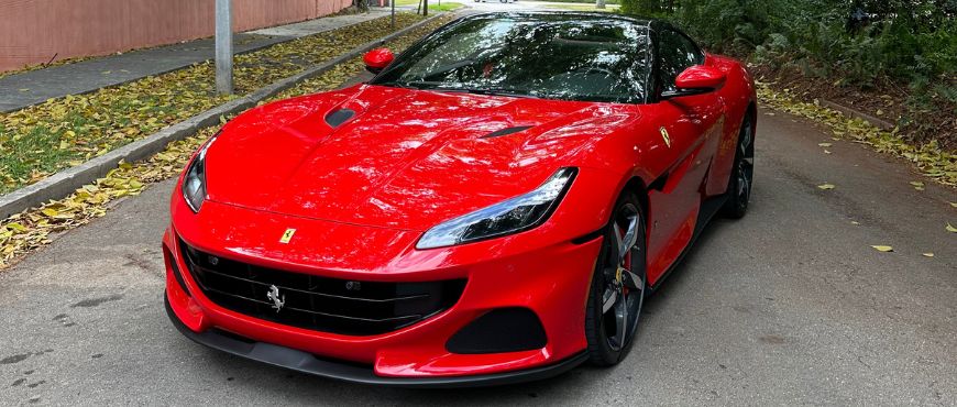 Rent a Ferrari in Miami portofino M