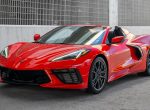 Corvette C8 Stingray Convertible 2026 Red Corvette C8 Convertible - Front